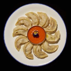 Classic momo – traditional dumplings at Asian fusion restaurant Lisbon